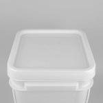 Chemical Resistant Square Plastic Bucket with IML/Thermal Transfer/Screen Printing