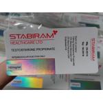 Laboratory Label Maker Glass Vial Labels For Testerone Propionate 10ml Bottle Labels for sale