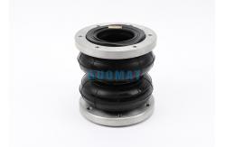 China GUOMAT 2H160166 Industrial Air Spring With Flange Ring 140mm For Machine supplier