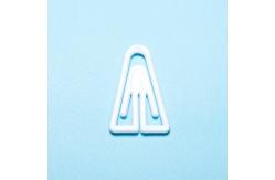 China A Shape Small Plastic Paper Clips , 1.3 Inches Clear Plastic Paper Clips supplier