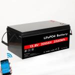 12.8v Solar Ion Phosphate Lithium RV Battery 200ah 300Ah 400ah Pack OEM