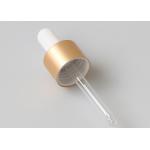 24mm Bottle Dropper Cap , Aluminum Cosmetic Bottle Cap Packaging for sale
