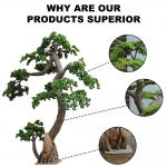 280cm Realistic Artificial Pine Tree Bonsai For Landscape for sale