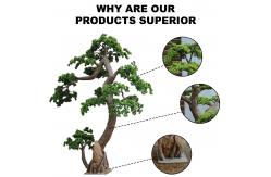 China Customized Large Artificial Pine Tree Branches Decoration Fiberglass supplier