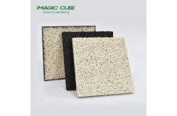 China Interior Decorative Hexagon Wood Wool Fiber Acoustic Wall Panel supplier