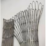 High Strength Ferrule 7x7 Hole Stainless Steel Cable Rope Mesh Plain Weave Style