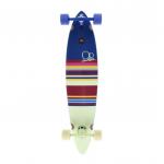 Ocean Pacific Swell Navy / Off-White Longboard Complete Skateboard - 8.75 x 40 for sale