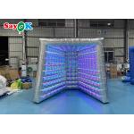 Black Oxford Cloth Inflatable Photo Booth Enclosure Loudspeaker Shape for sale