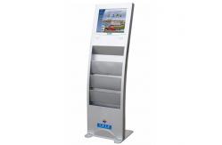China Advertising Display LCD Digital Signage with Brochure Holder FCC / CE / RoHS supplier