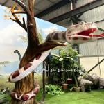 Lifelike Robotic Animatronics Snack Customized Size For Zoo Park for sale