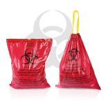 Disposal Medical 24 X 30 Biohazard Trash Bag With Drawstring for sale