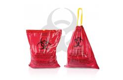China Disposal Medical 24 X 30 Biohazard Trash Bag With Drawstring supplier