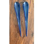 Red Green Blue PP Water Drop Milkshake Spoon For Ice Cream for sale