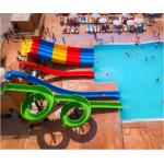 Fiberglass Swimming Pool Slide Combo Suitable For Water Park, Hotel, Resort for sale