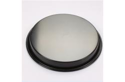 China                  Rk Bakeware China-Hard Anodize Coat Thin Crust Aluminium Pizza Tray              supplier
