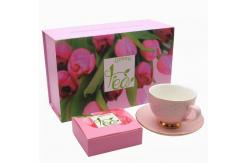 China Custom Logo Printed Cardboard Tea Boxes Handmade Tea Set Gift Box supplier