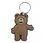 Custom Soft Touch PVC Bear Keyring Key Accessory, Soft Touch PVC Key Holder for sale