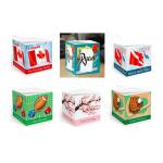 Promotional Personalized Memo Pads Lateral Printing With Wooden Pallet