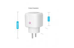 China 240V Home Use White WiFi Smart Socket High Safety With ISO9001 supplier