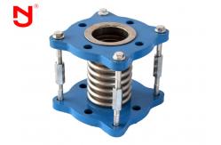 China Non Welded Pipe Bellows Expansion Joint Elastic Compensation With Control Rods supplier