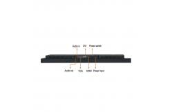 China Wall Mounted Ultra Wide Digital Signage , Metal Shell Waterproof Lcd Display supplier