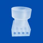 CNC Engraving Cutting Machining Quartz Glass Cavity Filter For Heating System for sale