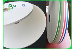 China Custom Coloured Printed Food Grade Paper Roll For Cocktail Straws 60gsm 120gsm supplier