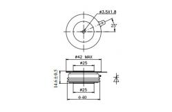 China AC Controllers Phase Control Thyristors Metal With Ceramic Insulator supplier