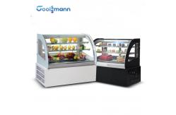 China LED Indoor Cake Display Showcase , Supermarket Glass Bread Display Cabinet supplier
