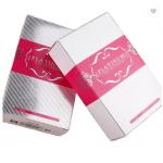 500pcs Offset Printing Cardboard Perfume Box , Debossing Cosmetics Packaging Box