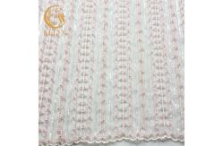 China MDX 3D Bridal Lace Fabrics 20% Polyester Lace Material For Dress supplier