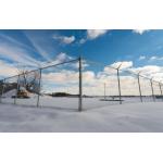 2.5mm-3.0mm Hot DIP Galvanized Chain Link Fence 9 Gauge for sale