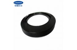 China Multiple Number Teeth Black Spur Gear Used in Laser Chuck Pipe Cutting Machine supplier