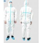 Hospital Disposable Protective Coveralls Anti Virus Ethylene Oxide Sterilization for sale