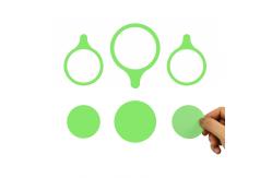 China Electrostatic sticky note whiteboard Heart Round Butterfly In Special Shape supplier