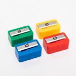 PS Basic 8mm Plastic Rectangle Pencil Sharpener Mn Steel for sale
