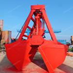 Clamshell Wireless Remote Control Grabber 12 Cubic For Unloading Bulk Cargo