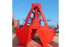 China Clamshell Wireless Remote Control Grabber 12 Cubic For Unloading Bulk Cargo supplier