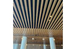 China Suspended Baffle Ceiling Panel Pop Design False Drop Ceiling Aluminium Linear Ceiling supplier