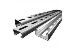 China Silver Anodizing Alloy Aluminum Strut Channel With Excellent Corrosion Resistance supplier