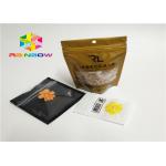 CMYK Printing Heat Seal Packaging Bags , Smell Proof Stand Up Zipper Pouch Bags