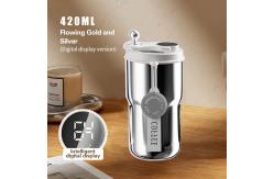 China Heat Preservation Electric Hot Water Cup With Touch Screen Button supplier