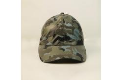 China 6 Panel Adjustable Baseball Cap For Low Profile Camouflage Unconstructed Dad Hat supplier