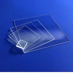 Square High Uv Transmission Clear Fused Quartz Plate Customize Polishing Transparent Quartz Substrate