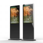 WiFi Floor Standing LCD Advertising Kiosk Outdoor Digital Signage Totem for sale