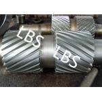 Precision Custom Double Helix Gear Shaft With Retracting Grooves for sale