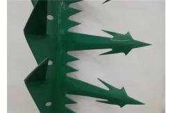 China Steel Large Size Anti - Climb Wall Spikes Bird , Durable Metal Wall Spikes supplier