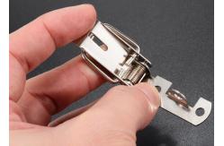 China 120kg Silver Tone Spring Loaded Hasp Catch Lock Buckle supplier