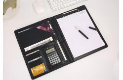 China Waterproof Document Leather Business Portfolio Washable Multiscene Custom Logo supplier