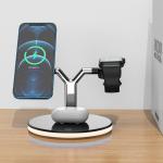 Desktop Magnetic Wireless Car Charger 10w Mobile Phone Holder 4 In 1 for sale